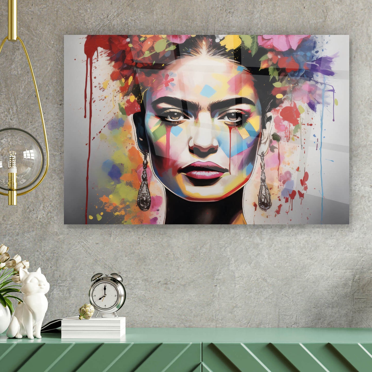 Acrylglasbild Frida Abstrakt Art Querformat