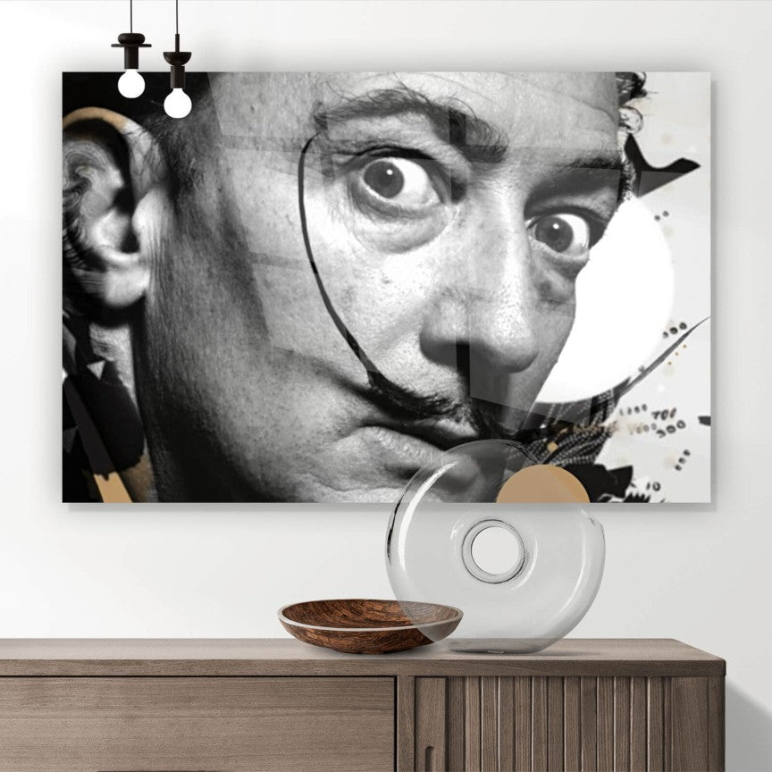 Acrylglasbild Portrait eines Künstlers Querformat