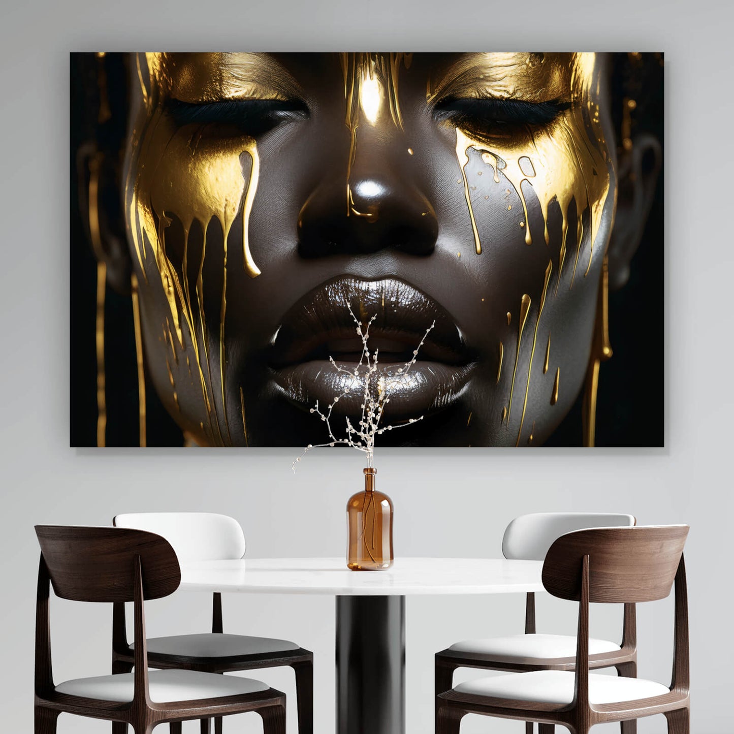 Leinwandbild Afrikanische Schönheit Querformat