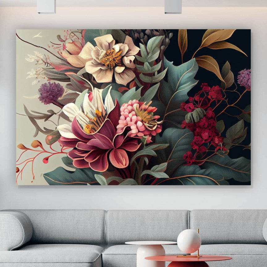 Leinwandbild Harmonisches Blumen und Blütenbild Querformat
