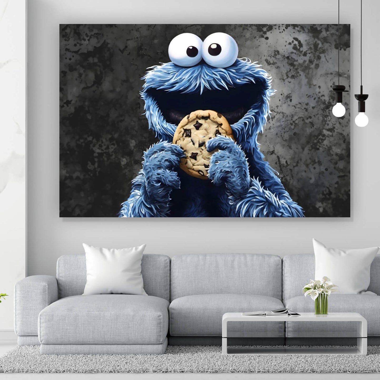 Leinwandbild Keksmonster Querformat