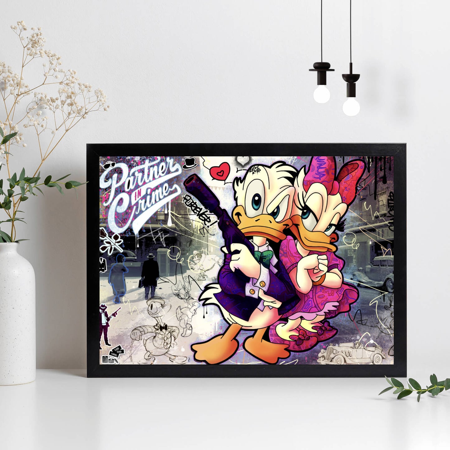 Poster Comic Collage Pop Art Querformat