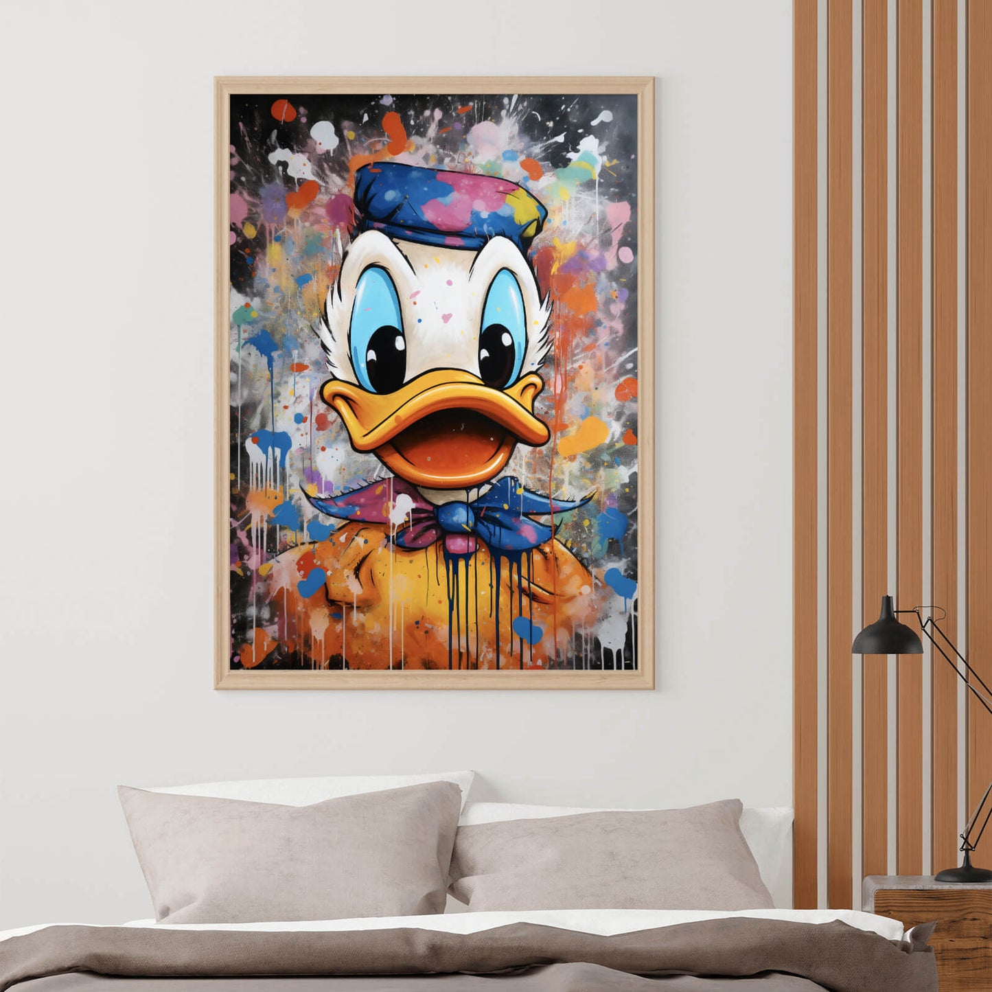 Poster Donald Portrait Pop Art Hochformat