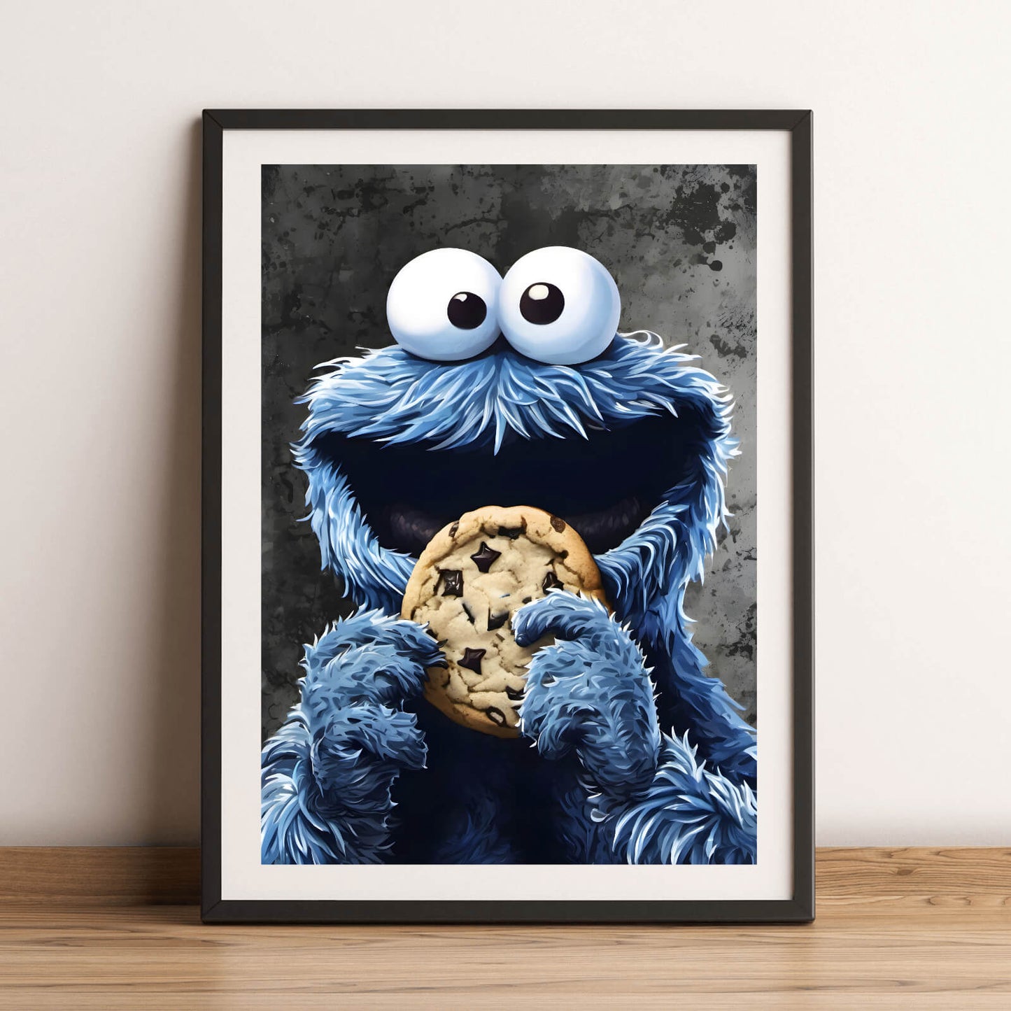 Poster Keksmonster Hochformat