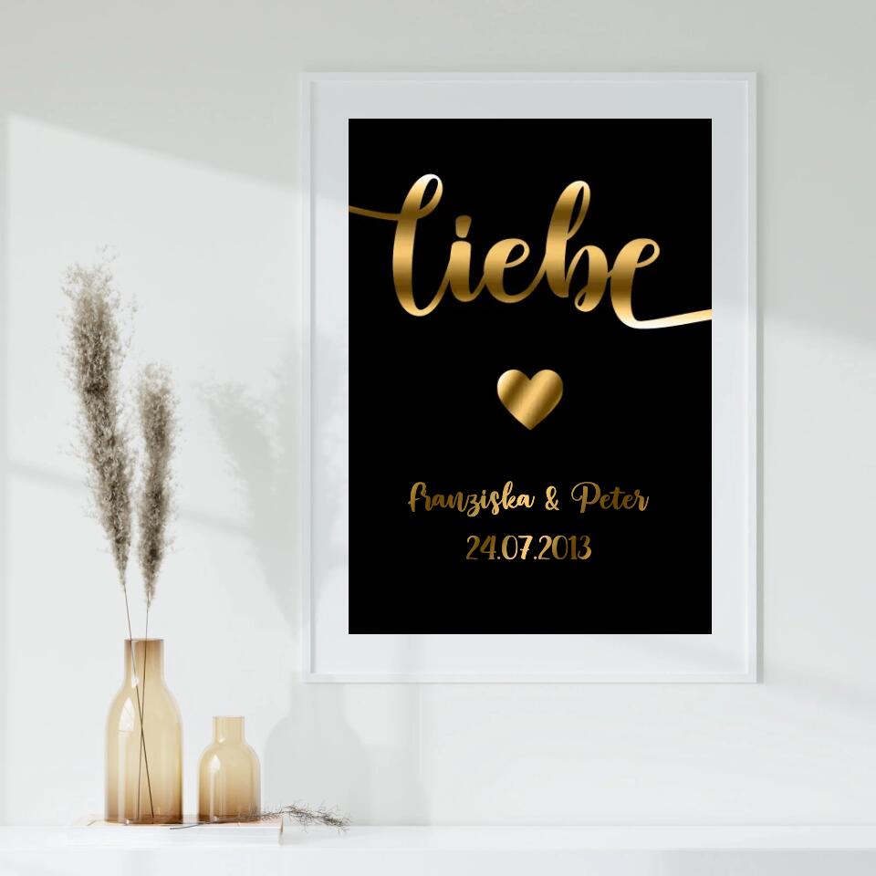 Personalisiertes Poster - Liebe No. 1