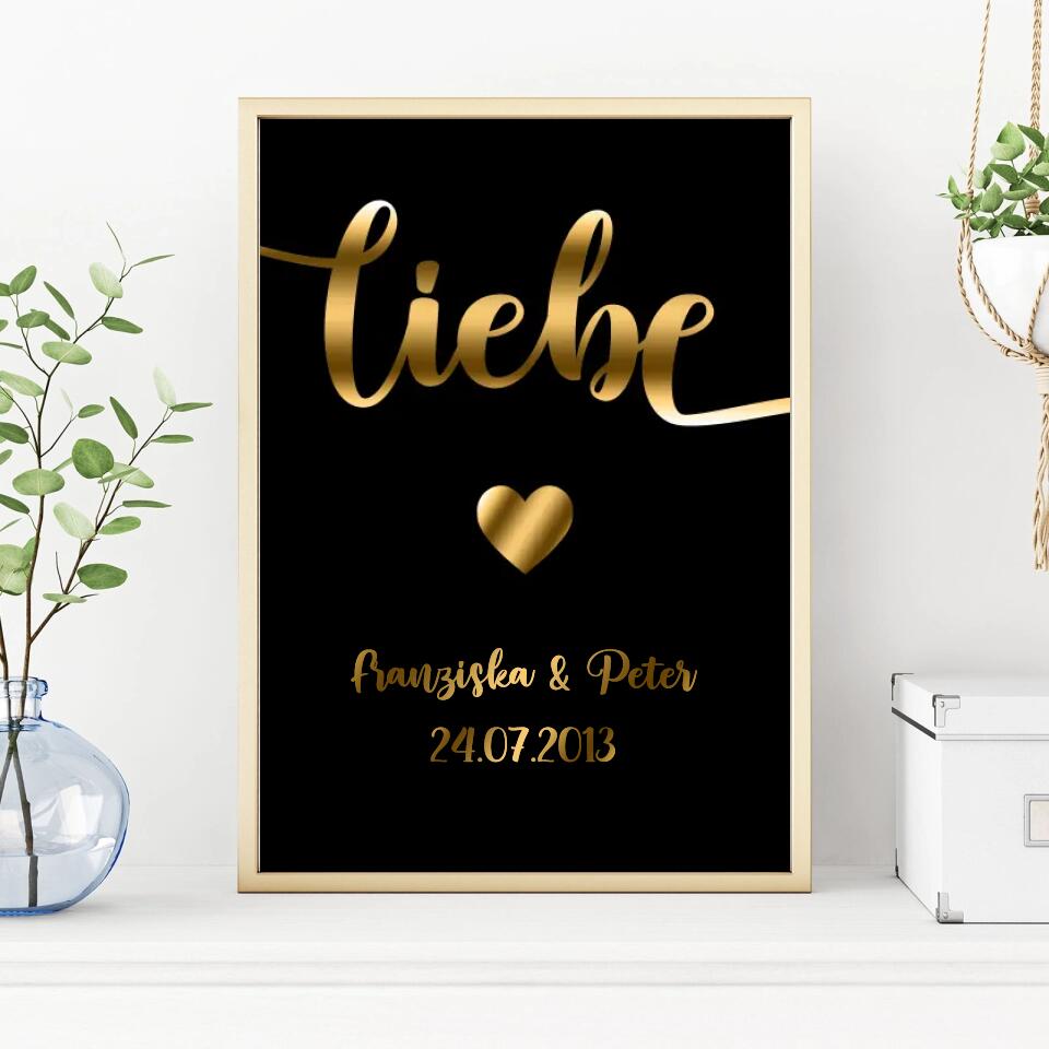 Personalisiertes Poster - Liebe No. 1