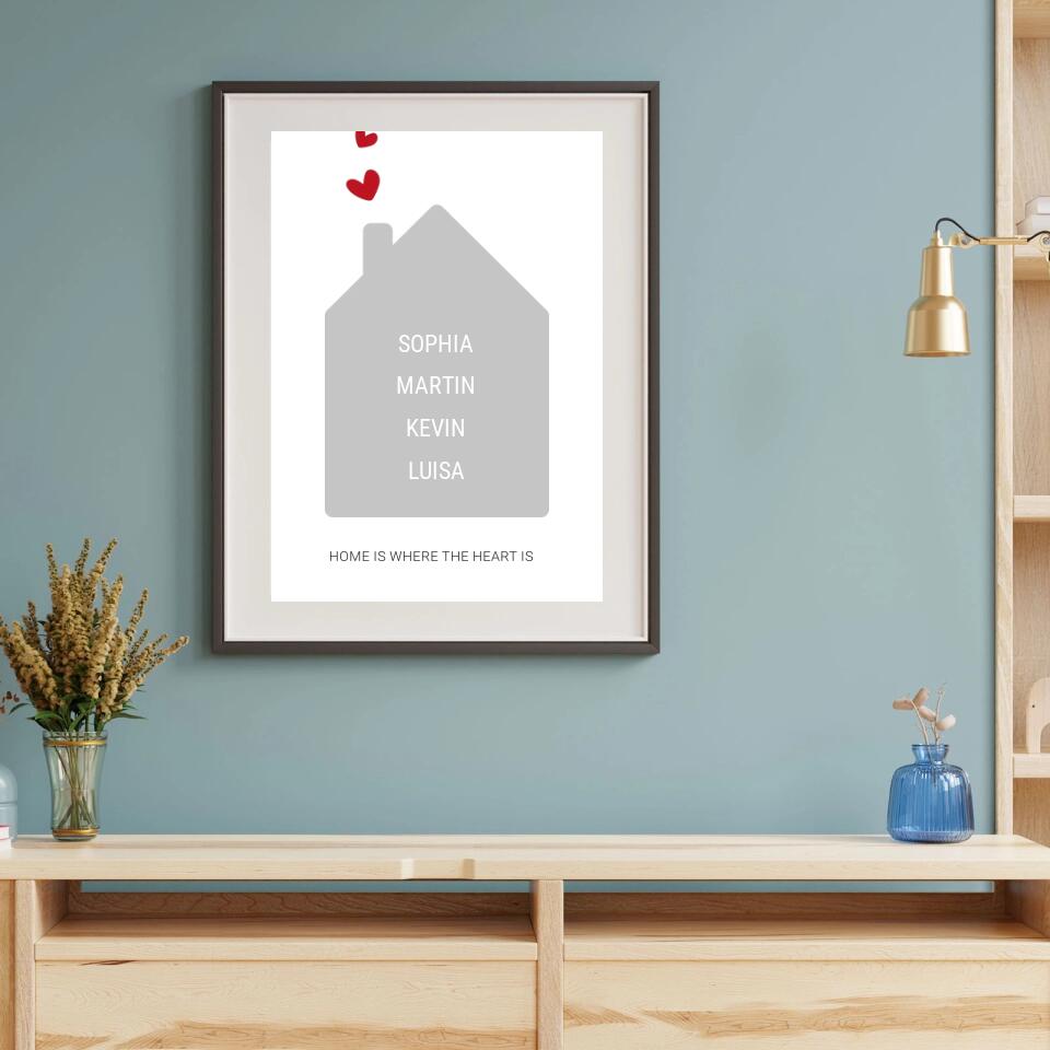 Personalisiertes Poster - Home No. 3