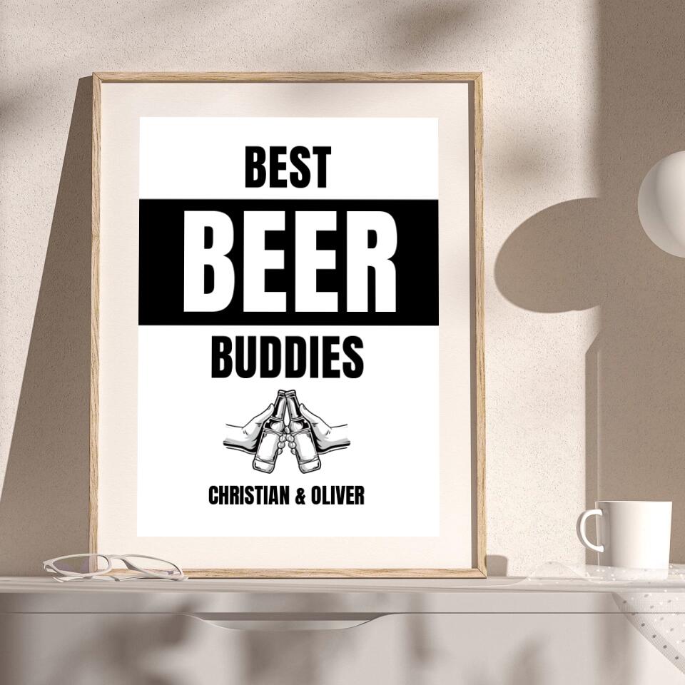 Personalisiertes Poster - Beer Buddies No. 1