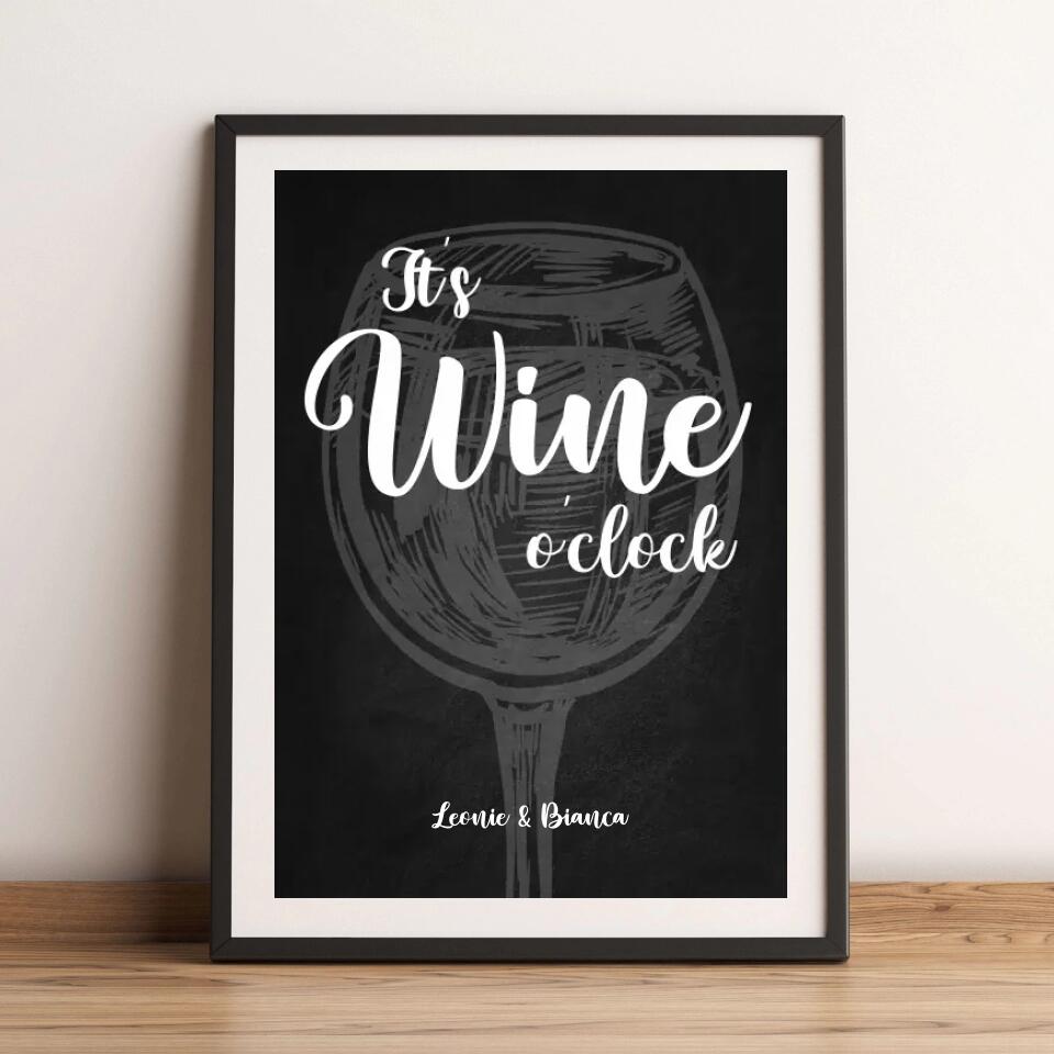 Personalisiertes Poster - Wein No. 2