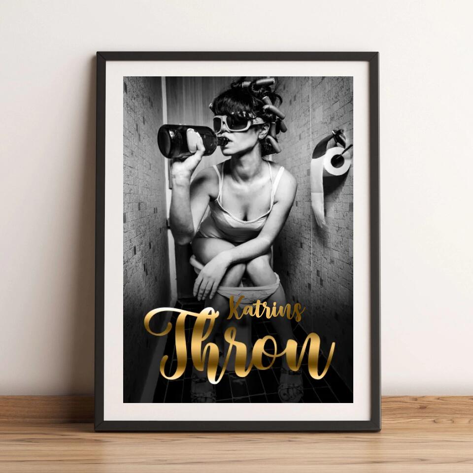 Personalisiertes Poster - Toilettenbild No. 1