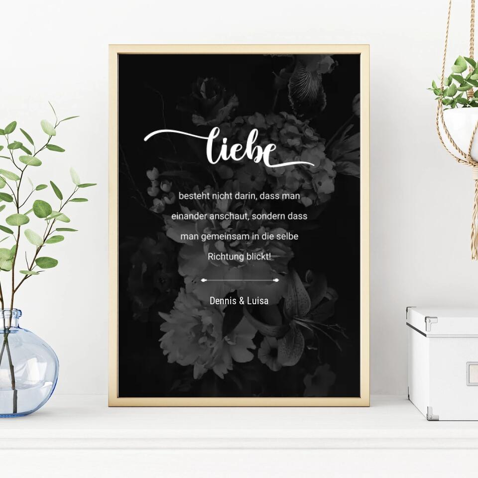 Personalisiertes Poster - Liebe Vintage No. 1