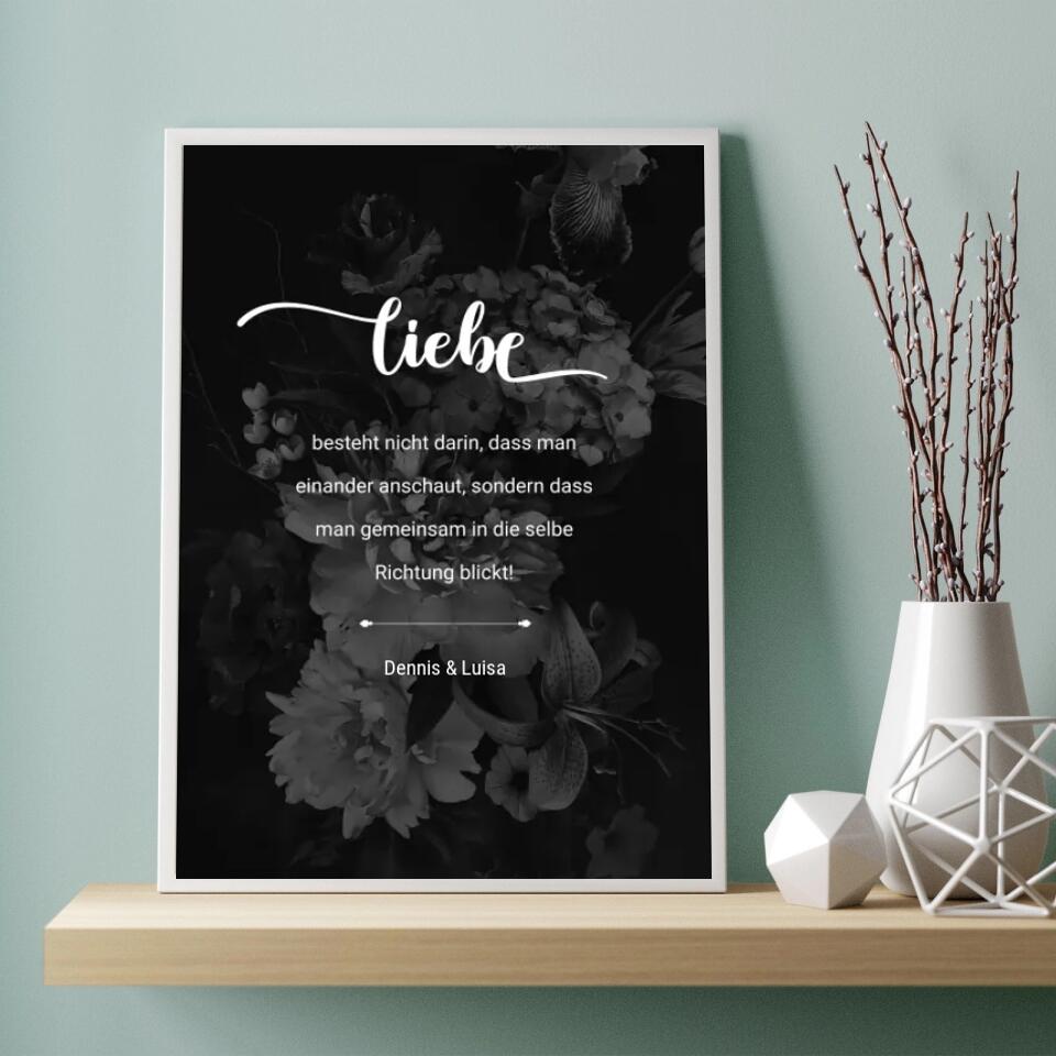 Personalisiertes Poster - Liebe Vintage No. 1