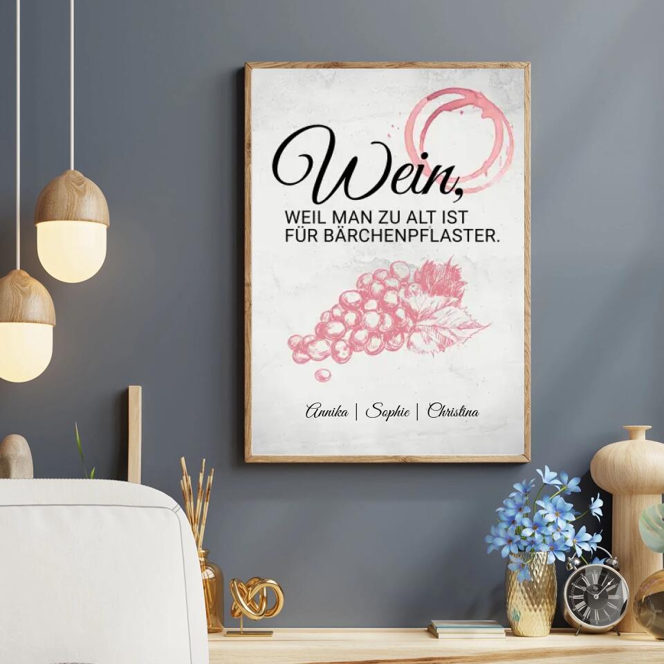 Personalisiertes Poster - Wein No. 3