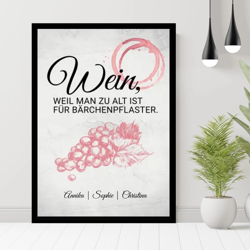 Personalisiertes Poster - Wein No. 3