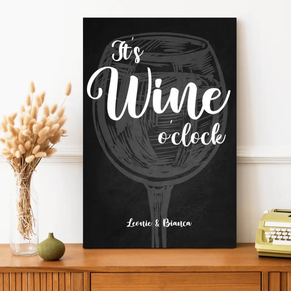 Personalisierte Leinwand - Wein No. 2
