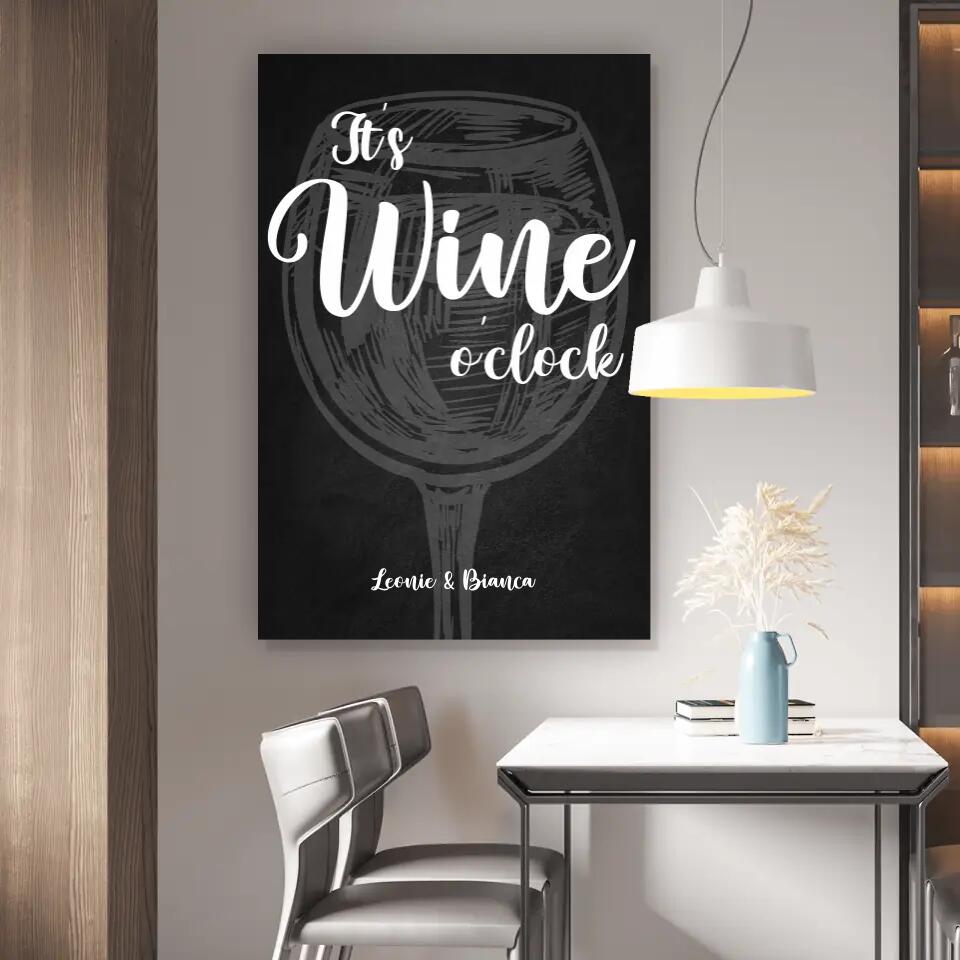 Personalisierte Leinwand - Wein No. 2