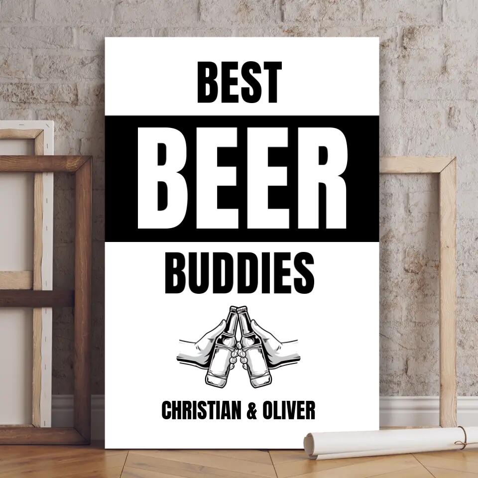 Personalisierte Leinwand - Beer Buddies No. 1