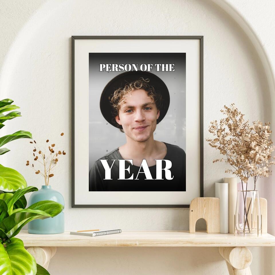 Personalisiertes Poster - Person of the Year No. 1