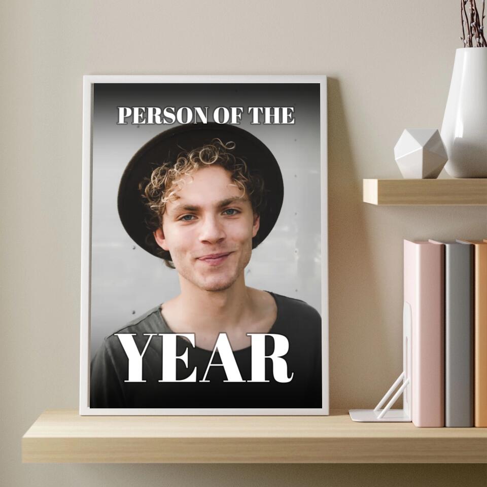 Personalisiertes Poster - Person of the Year No. 1