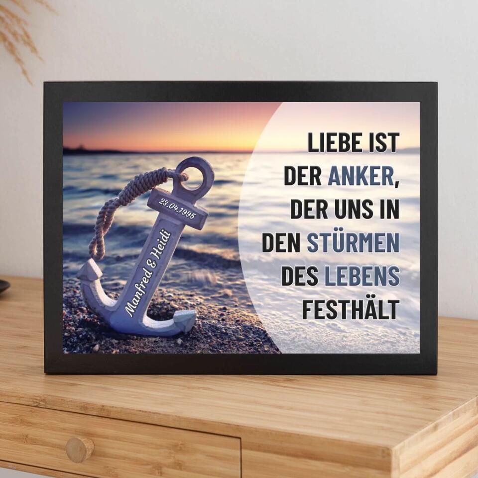 Personalisiertes Poster - Liebesanker No. 1