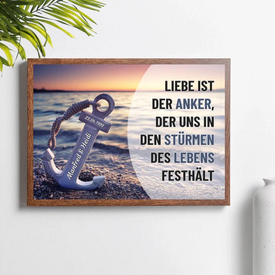 Personalisiertes Poster - Liebesanker No. 1