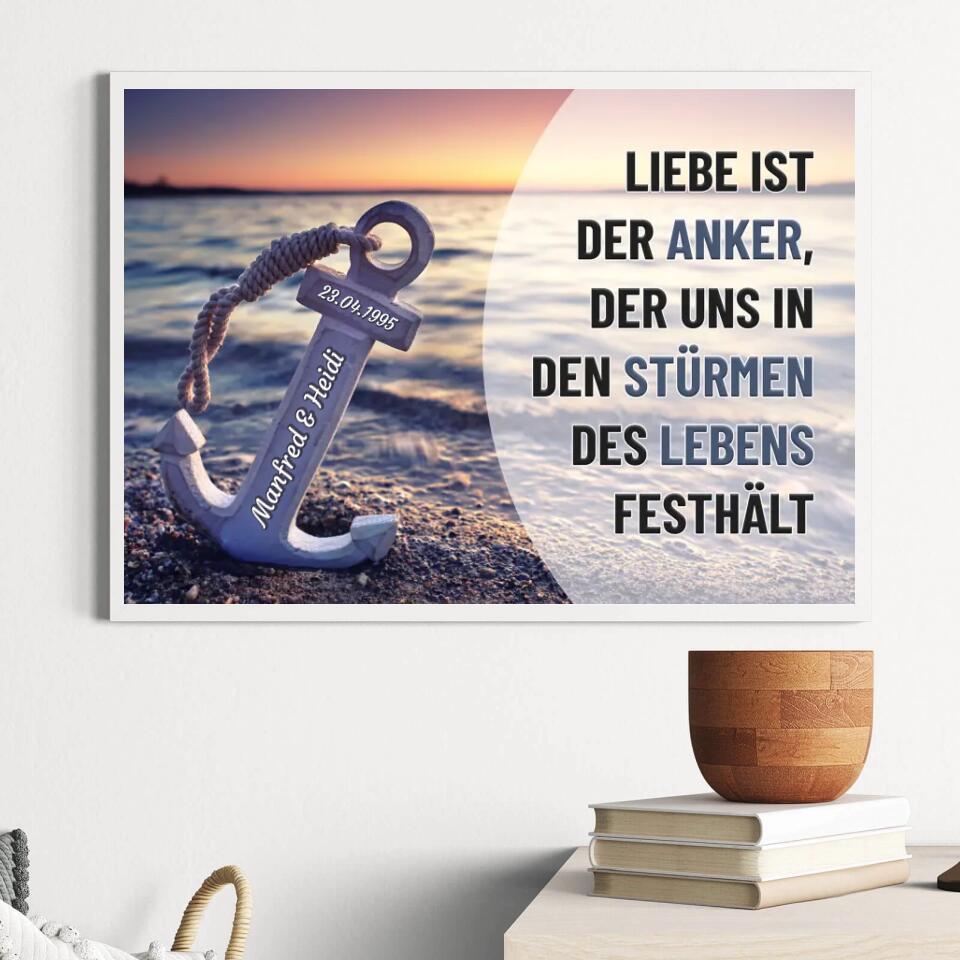 Personalisiertes Poster - Liebesanker No. 1