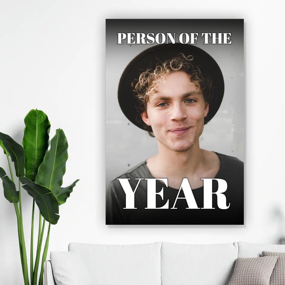 Personalisierte Leinwand - Person of the Year No. 1
