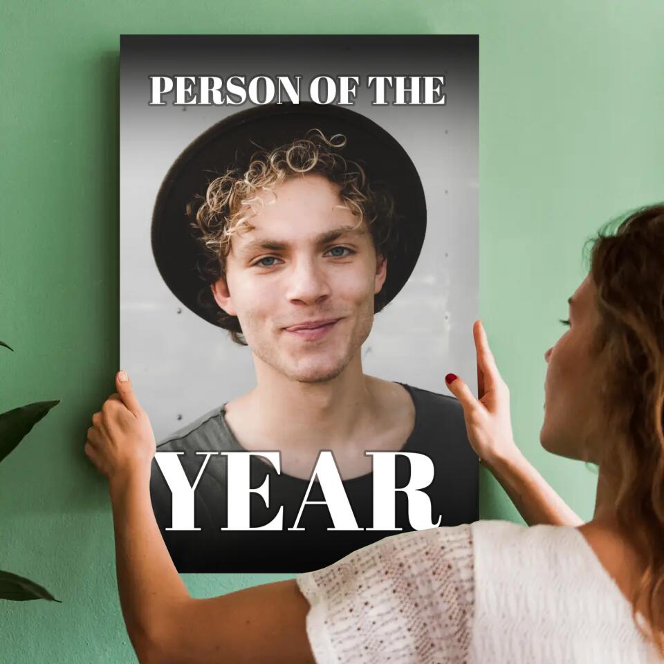Personalisierte Leinwand - Person of the Year No. 1