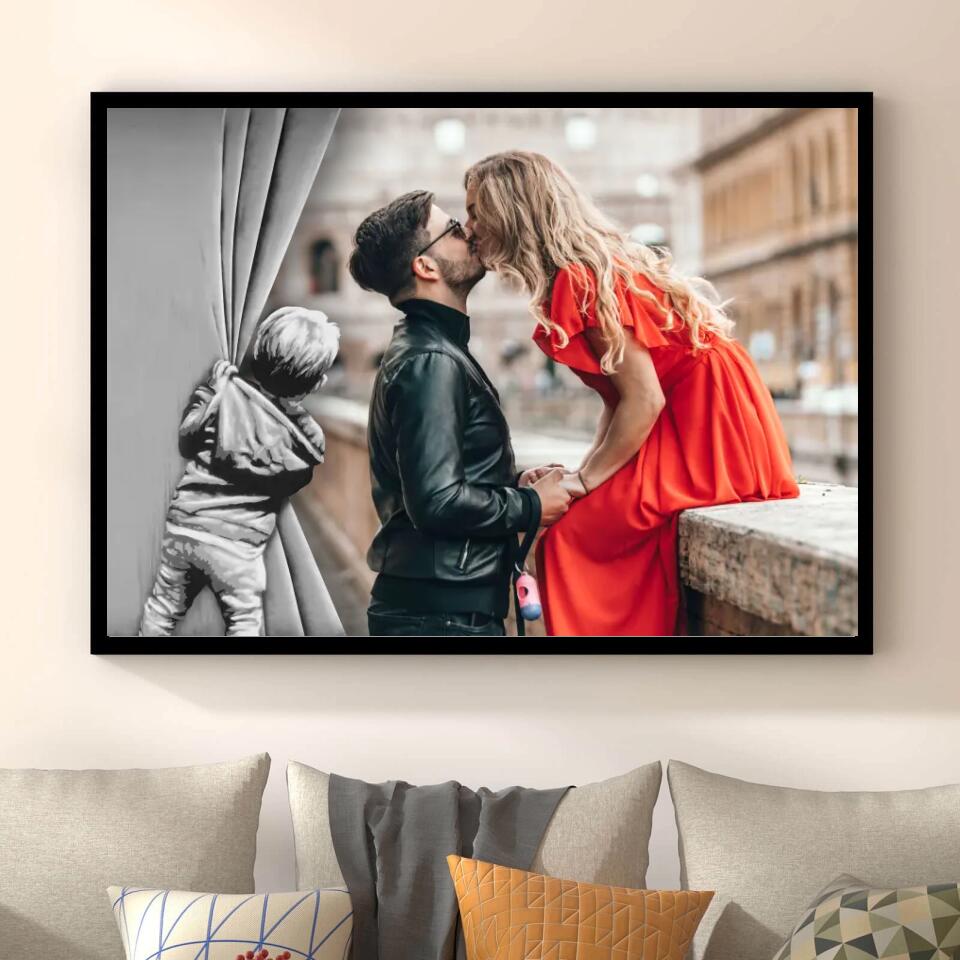 Personalisiertes Poster - Banksy Vorhang auf No. 1