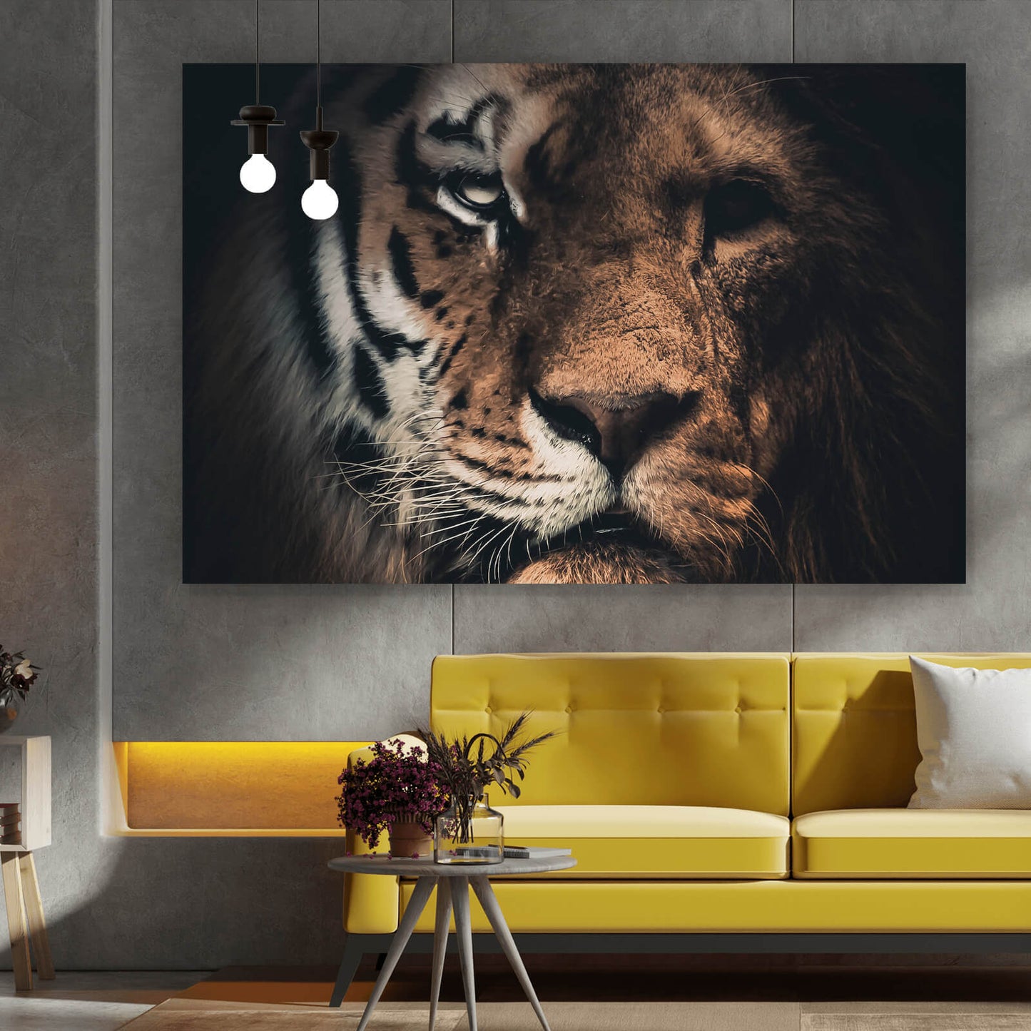 Leinwandbild Mind of a Hustler Querformat