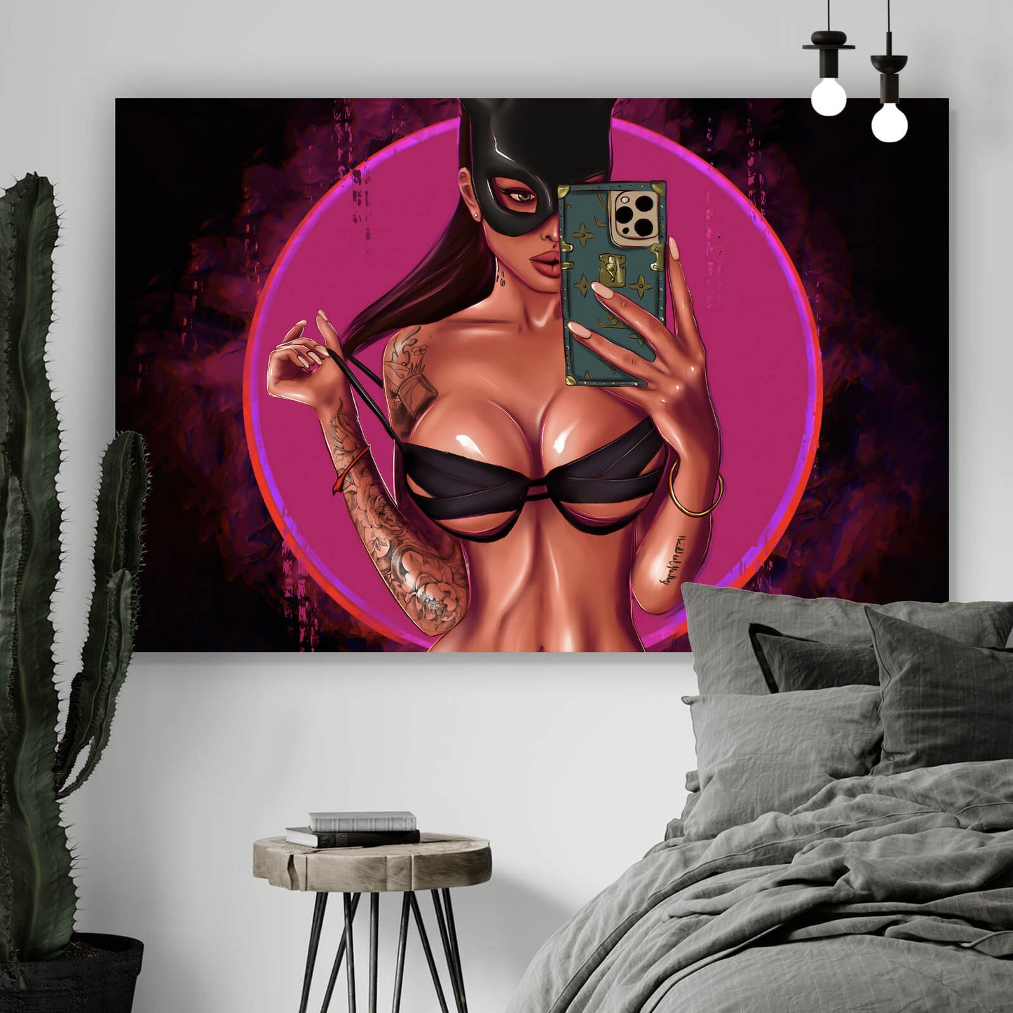 Leinwandbild Sexy Bunny Girl Querformat