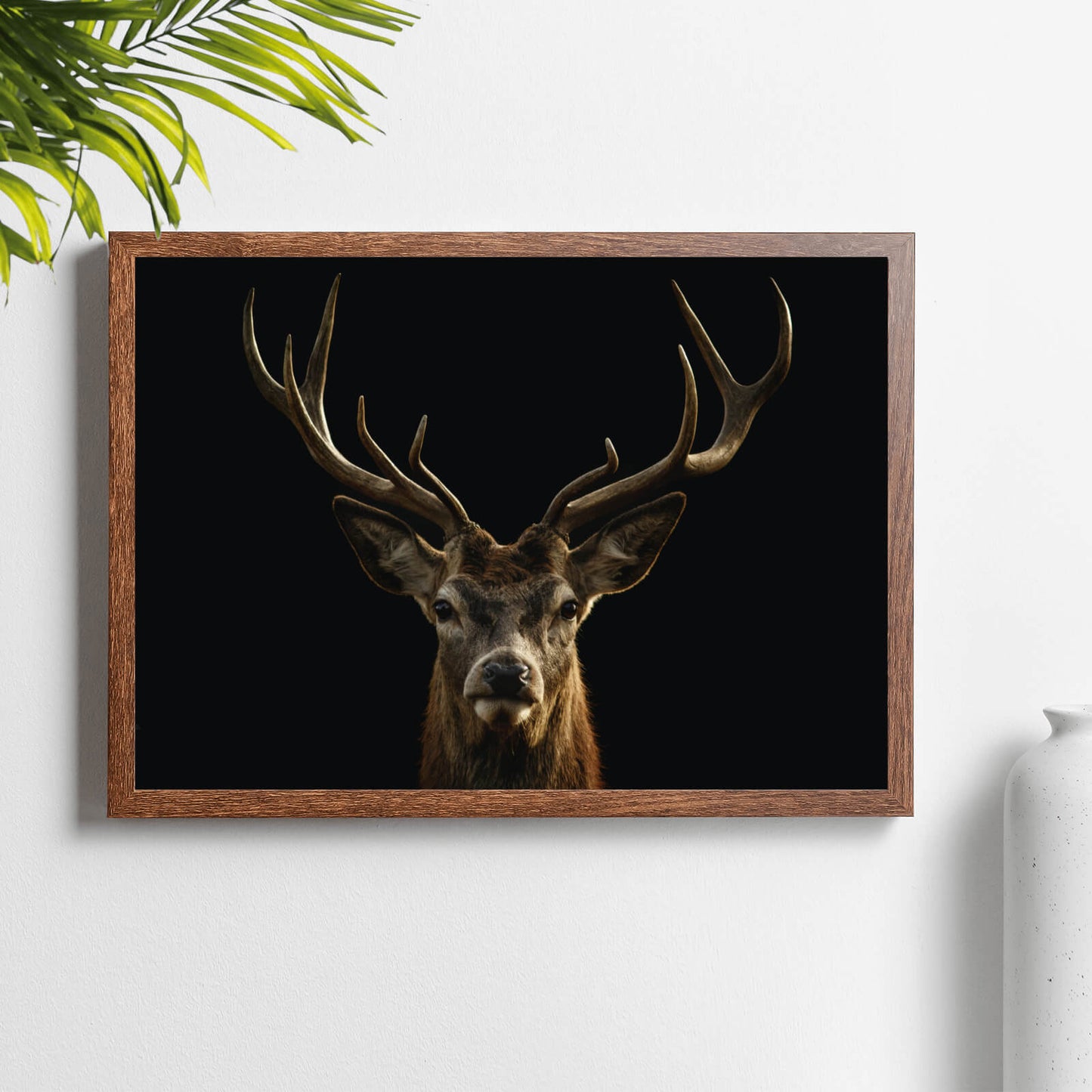 Poster anmutiger Hirsch Querformat