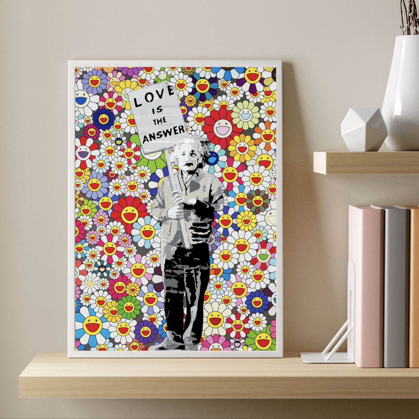 Poster Banksy Love is the Answer Hochformat