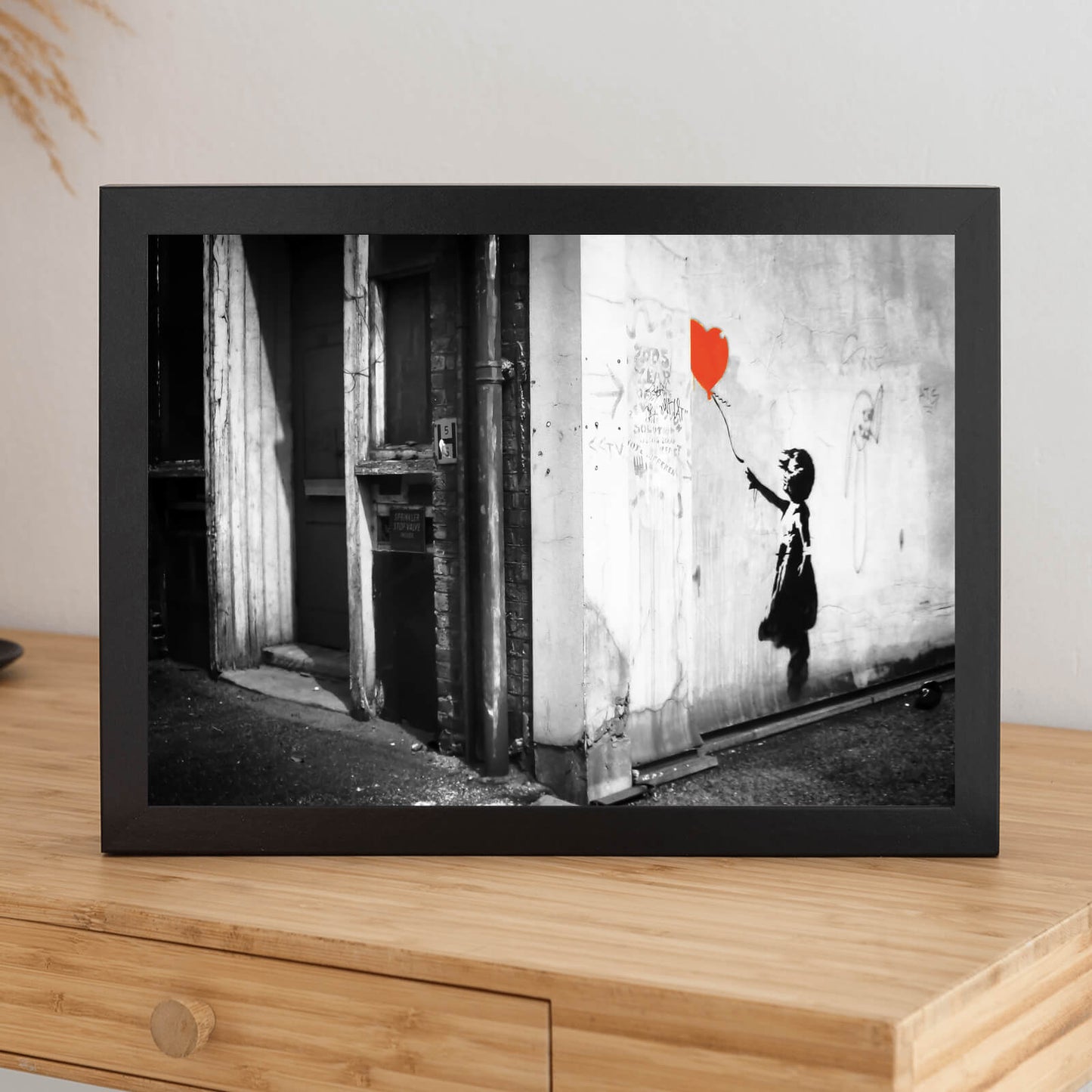 Poster Banksy Streetart Ballon Girl Querformat
