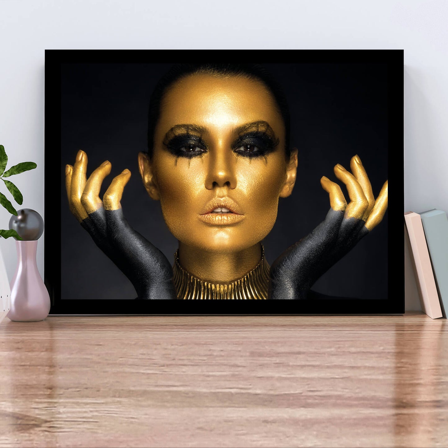 Poster Bodypainting Girl Querformat