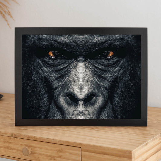 Poster Gorilla Gesicht Digital Art Querformat