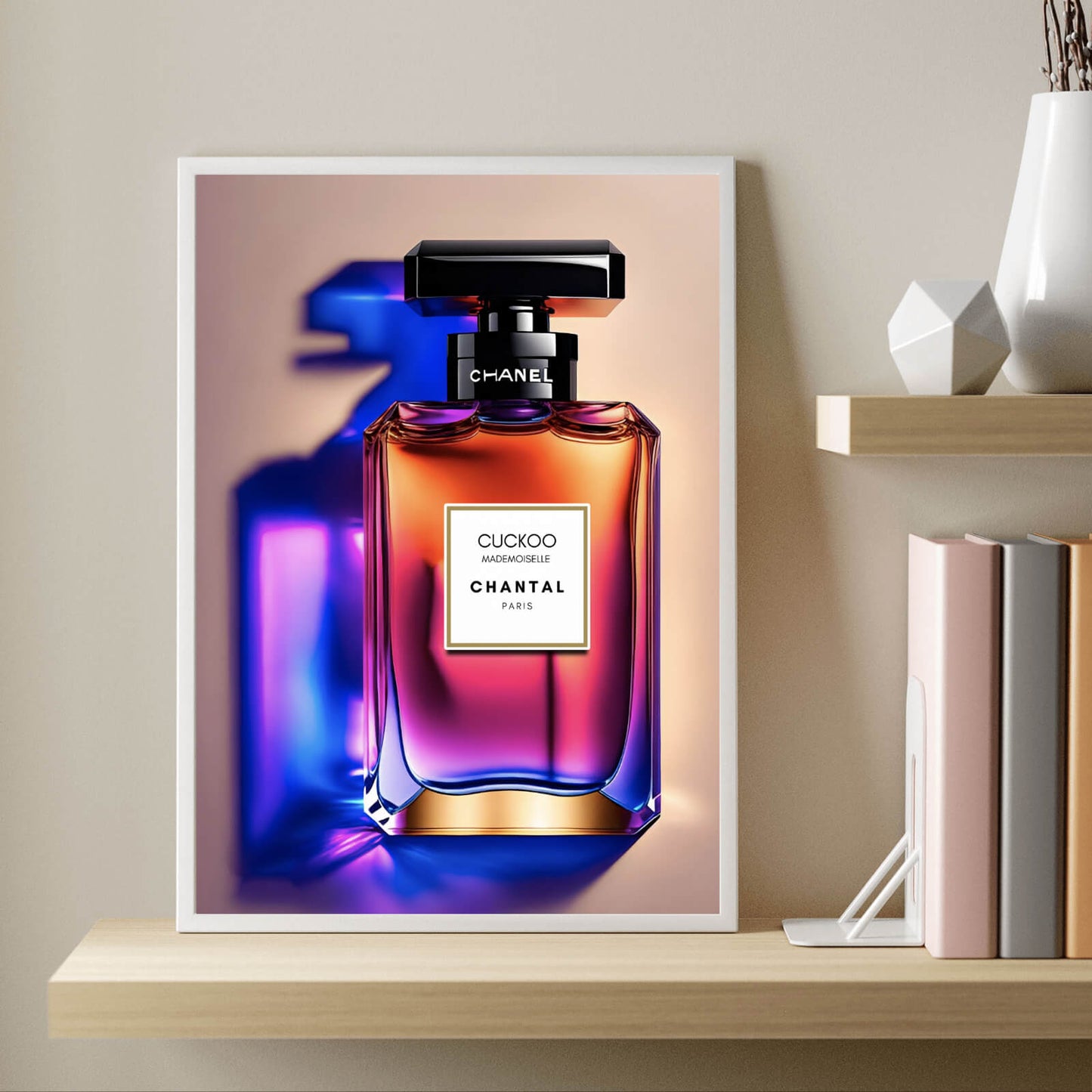 Poster Luxus Parfum Digital Art Hochformat