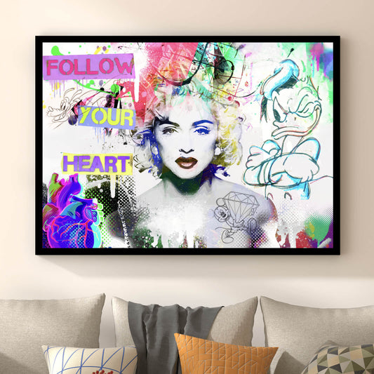 Poster Madonna PopArt Querformat