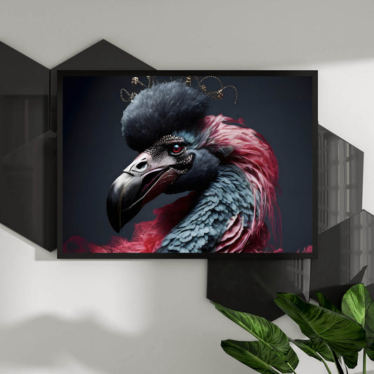 Poster Majestätischer Vogel Querformat