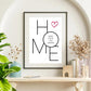 Personalisiertes Poster - Home No. 1
