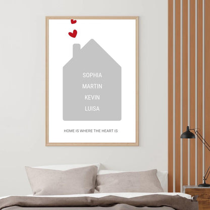Personalisiertes Poster - Home No. 3