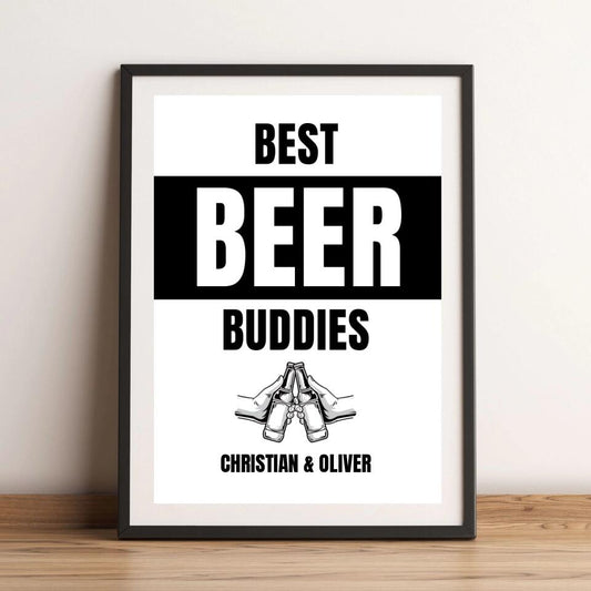 Personalisiertes Poster - Beer Buddies No. 1