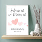 Personalisiertes Poster - Zuhause ist wo Mama ist No. 1