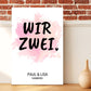 Personalisierte Leinwand - Wir zwei No. 1