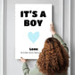 Personalisierte Leinwand - Geburt It's a Boy No. 1