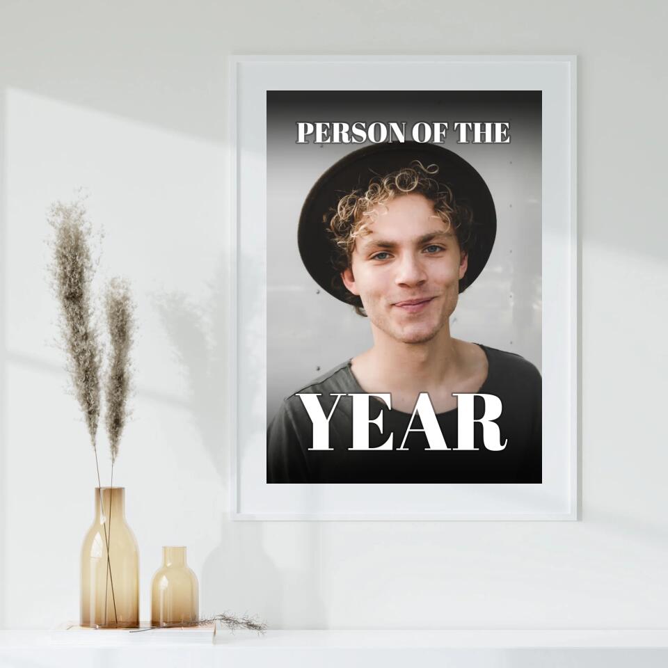 Personalisiertes Poster - Person of the Year No. 1