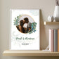 Personalisiertes Poster - Floraler Wasserfarben Kreis No. 1