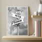 Personalisiertes Poster - Vintage Straßenschild Paare No. 1