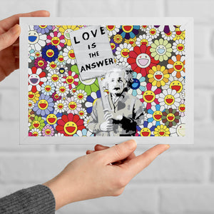 Poster Banksy Love is the Answer Querformat
